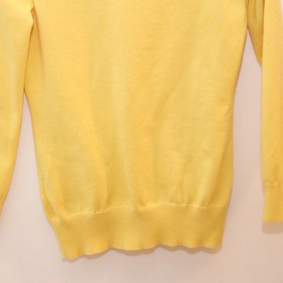 Ralph Lauren Yellow Cardigan Sweater sz. L (12-14) - Picture 11 of 11